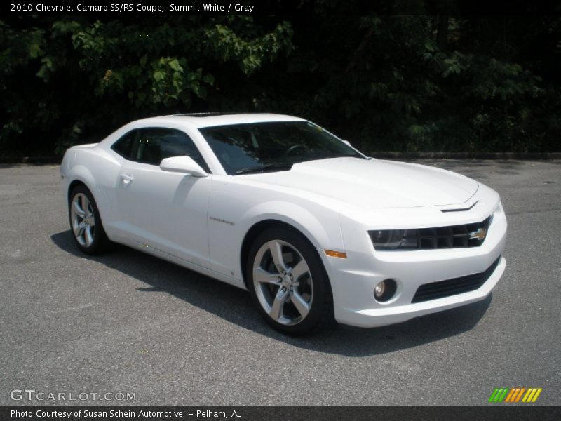 Summit White / Gray 2010 Chevrolet Camaro SS/RS Coupe