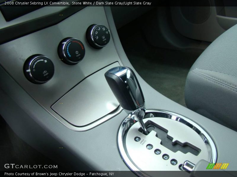 Stone White / Dark Slate Gray/Light Slate Gray 2008 Chrysler Sebring LX Convertible