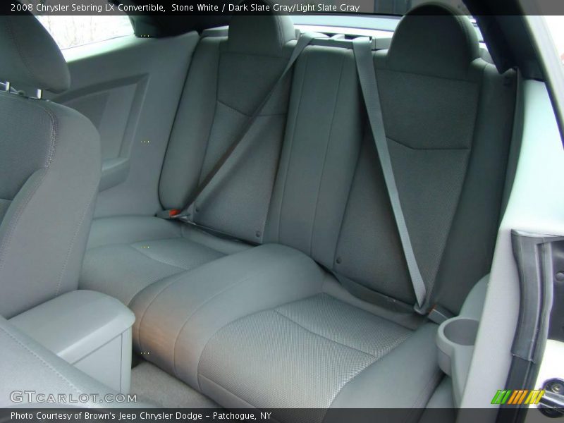 Stone White / Dark Slate Gray/Light Slate Gray 2008 Chrysler Sebring LX Convertible