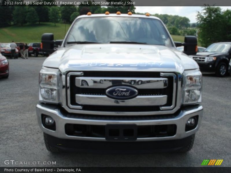 Ingot Silver Metallic / Steel 2012 Ford F350 Super Duty XLT Regular Cab 4x4