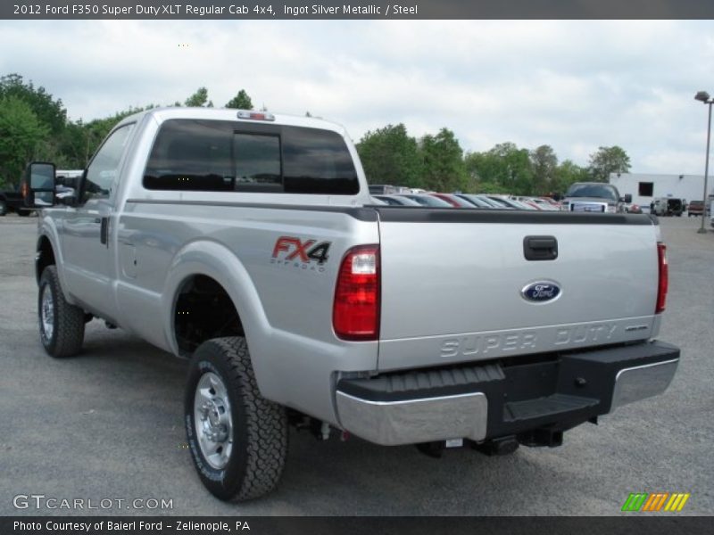 Ingot Silver Metallic / Steel 2012 Ford F350 Super Duty XLT Regular Cab 4x4