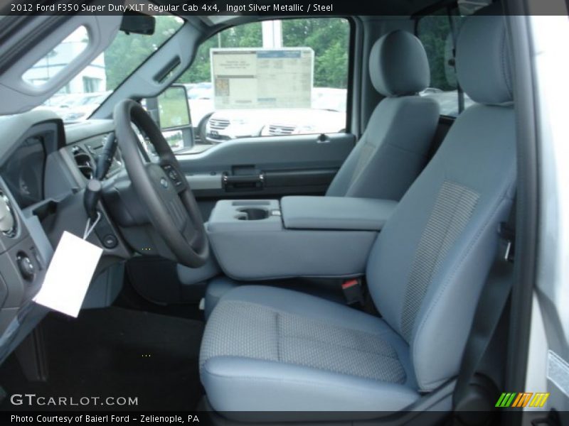  2012 F350 Super Duty XLT Regular Cab 4x4 Steel Interior