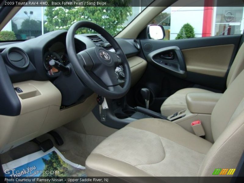 Black Forest Pearl / Sand Beige 2009 Toyota RAV4 4WD