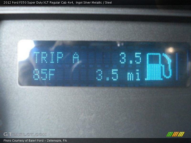 Ingot Silver Metallic / Steel 2012 Ford F350 Super Duty XLT Regular Cab 4x4