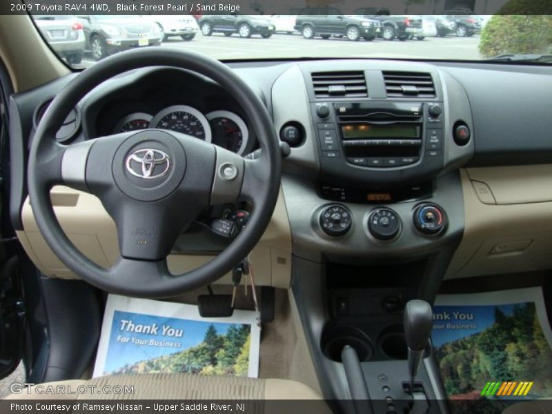 Black Forest Pearl / Sand Beige 2009 Toyota RAV4 4WD
