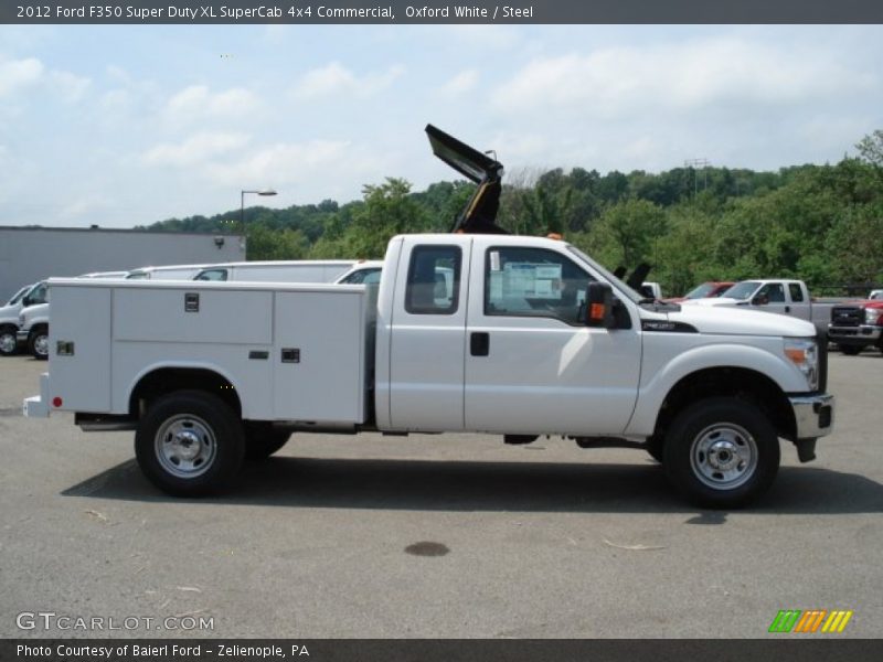 Oxford White / Steel 2012 Ford F350 Super Duty XL SuperCab 4x4 Commercial