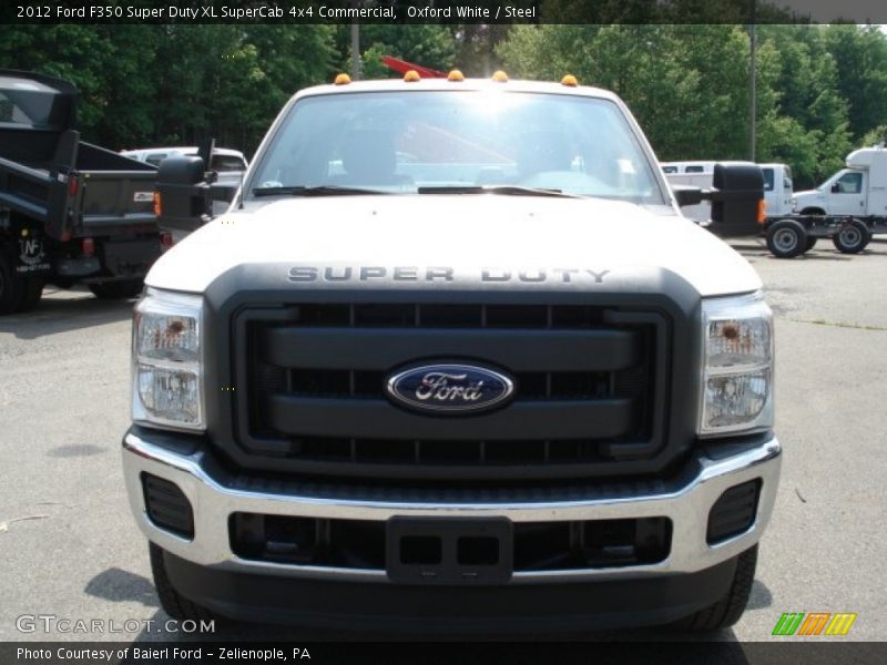 Oxford White / Steel 2012 Ford F350 Super Duty XL SuperCab 4x4 Commercial