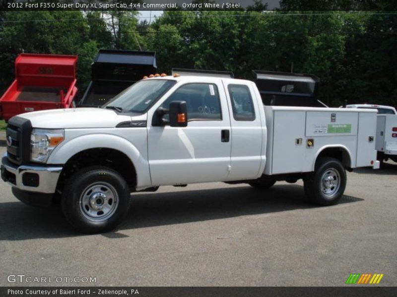  2012 F350 Super Duty XL SuperCab 4x4 Commercial Oxford White
