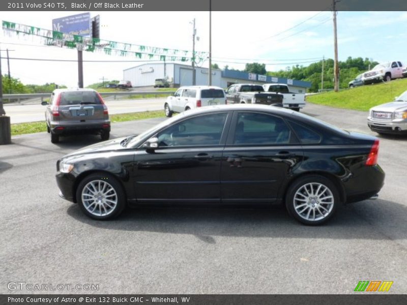 Black / Off Black Leather 2011 Volvo S40 T5