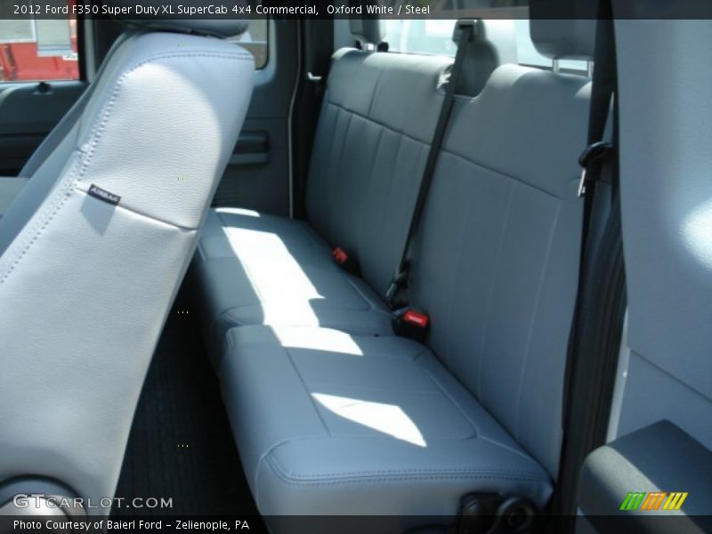 Rear Seat of 2012 F350 Super Duty XL SuperCab 4x4 Commercial
