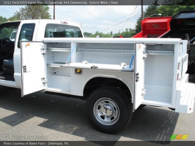 Oxford White / Steel 2012 Ford F350 Super Duty XL SuperCab 4x4 Commercial