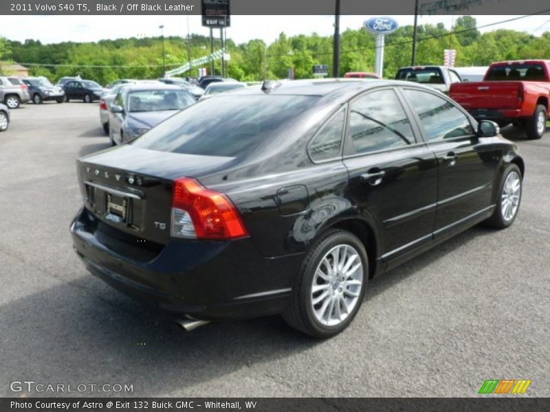 Black / Off Black Leather 2011 Volvo S40 T5