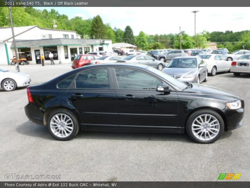 Black / Off Black Leather 2011 Volvo S40 T5