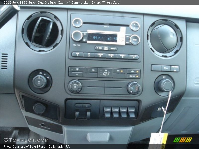 Controls of 2012 F350 Super Duty XL SuperCab 4x4 Commercial