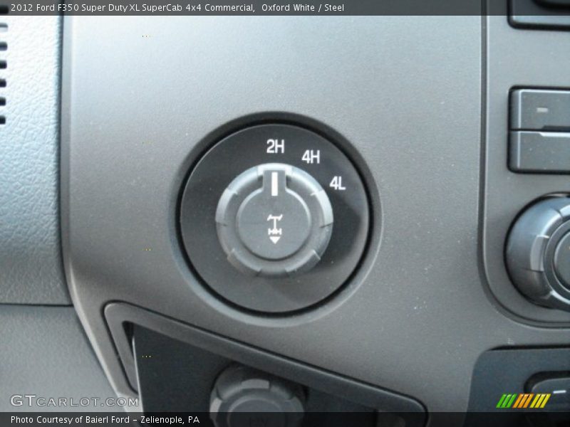 Controls of 2012 F350 Super Duty XL SuperCab 4x4 Commercial