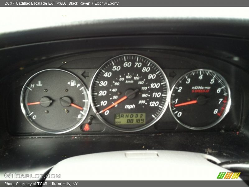 Black Raven / Ebony/Ebony 2007 Cadillac Escalade EXT AWD