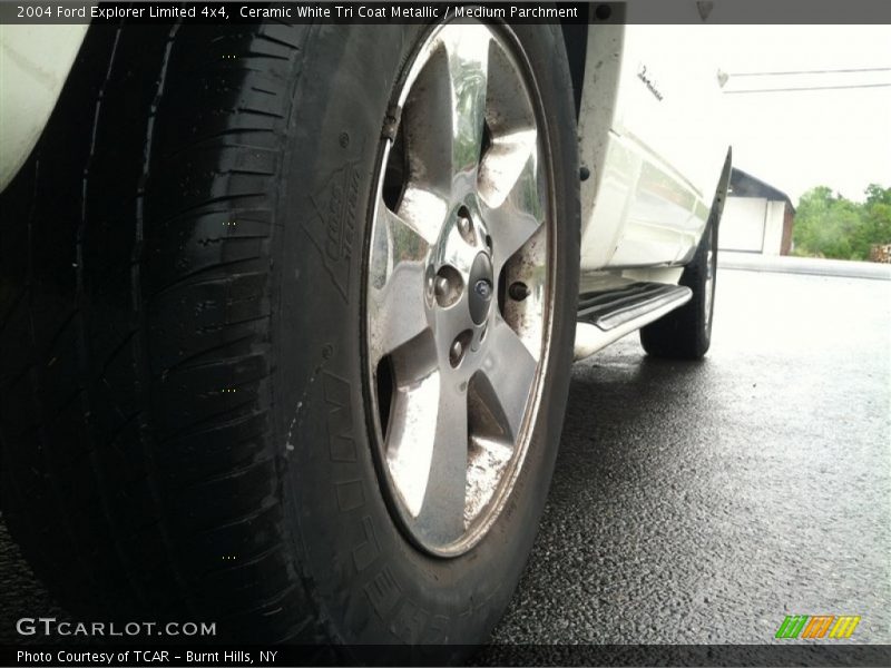 Ceramic White Tri Coat Metallic / Medium Parchment 2004 Ford Explorer Limited 4x4