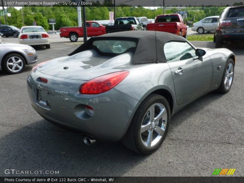 Sly Gray / Ebony 2007 Pontiac Solstice Roadster