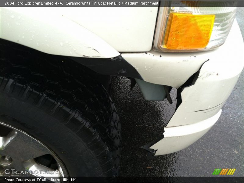 Ceramic White Tri Coat Metallic / Medium Parchment 2004 Ford Explorer Limited 4x4