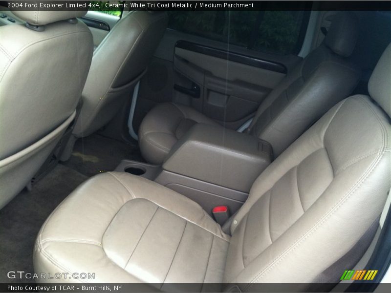 Ceramic White Tri Coat Metallic / Medium Parchment 2004 Ford Explorer Limited 4x4
