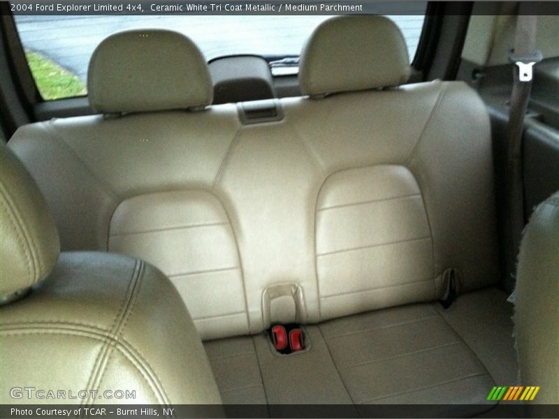 Ceramic White Tri Coat Metallic / Medium Parchment 2004 Ford Explorer Limited 4x4