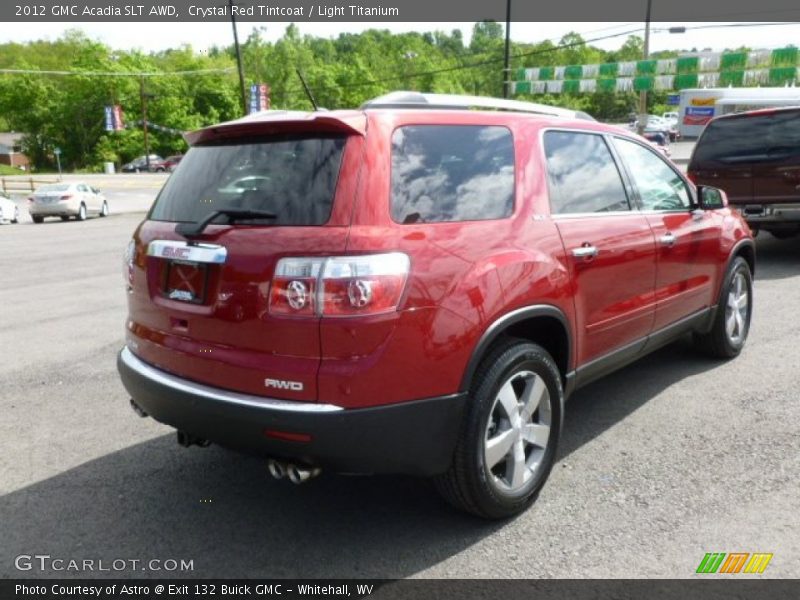 Crystal Red Tintcoat / Light Titanium 2012 GMC Acadia SLT AWD