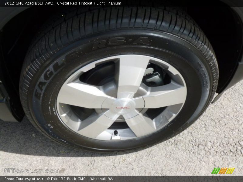 Crystal Red Tintcoat / Light Titanium 2012 GMC Acadia SLT AWD