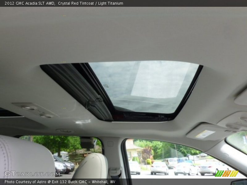 Crystal Red Tintcoat / Light Titanium 2012 GMC Acadia SLT AWD