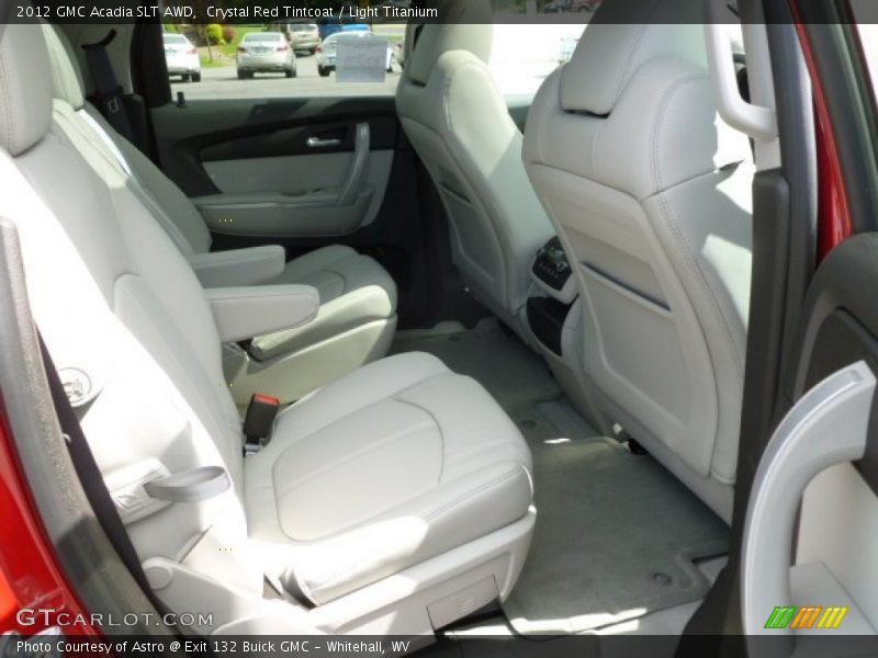 Crystal Red Tintcoat / Light Titanium 2012 GMC Acadia SLT AWD