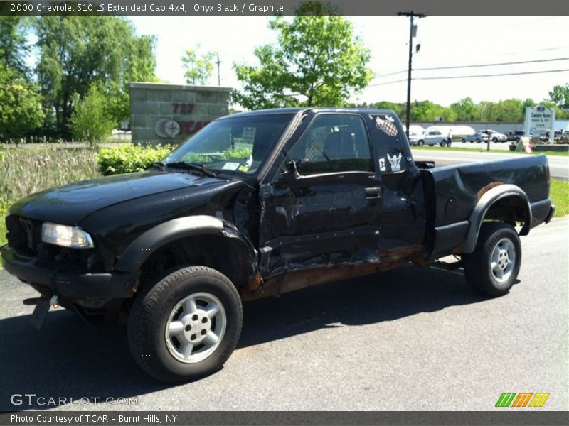 Onyx Black / Graphite 2000 Chevrolet S10 LS Extended Cab 4x4