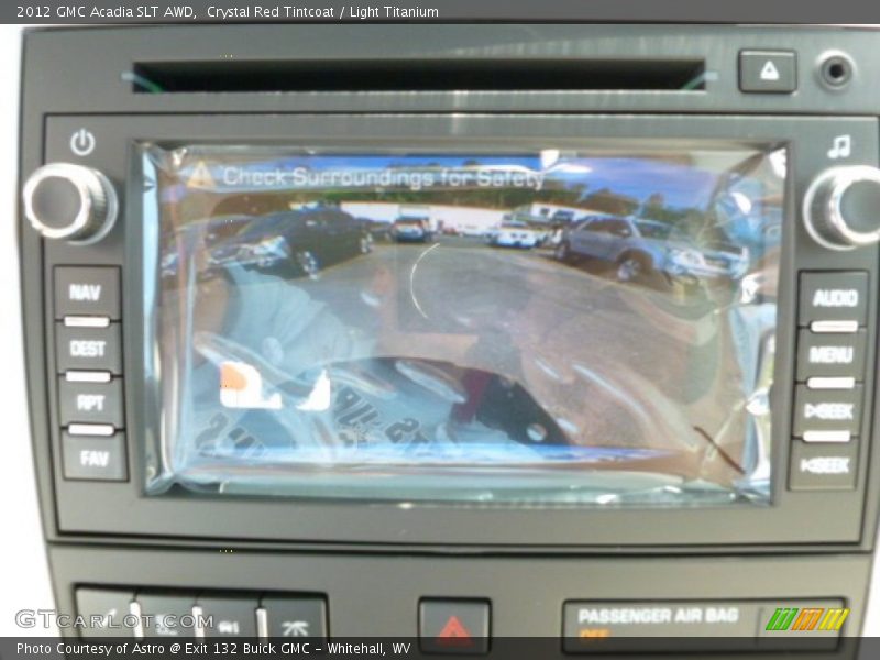 Crystal Red Tintcoat / Light Titanium 2012 GMC Acadia SLT AWD