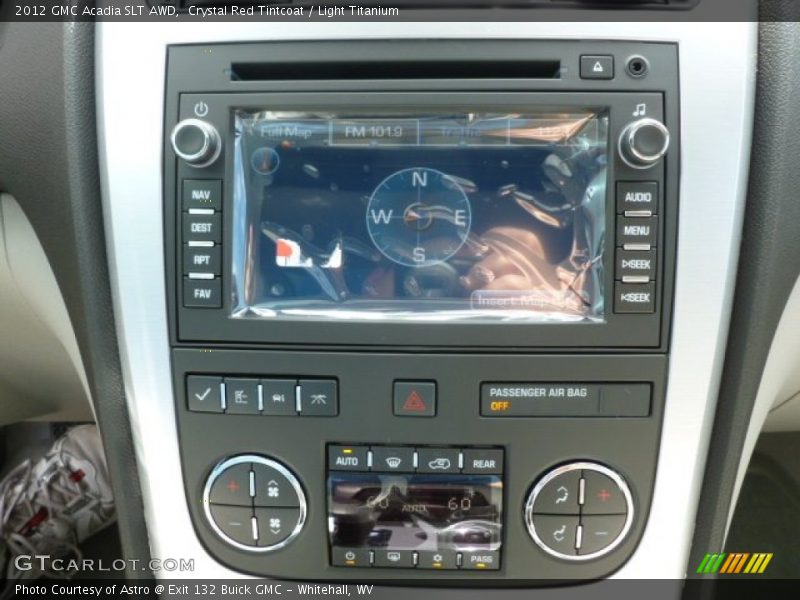Crystal Red Tintcoat / Light Titanium 2012 GMC Acadia SLT AWD