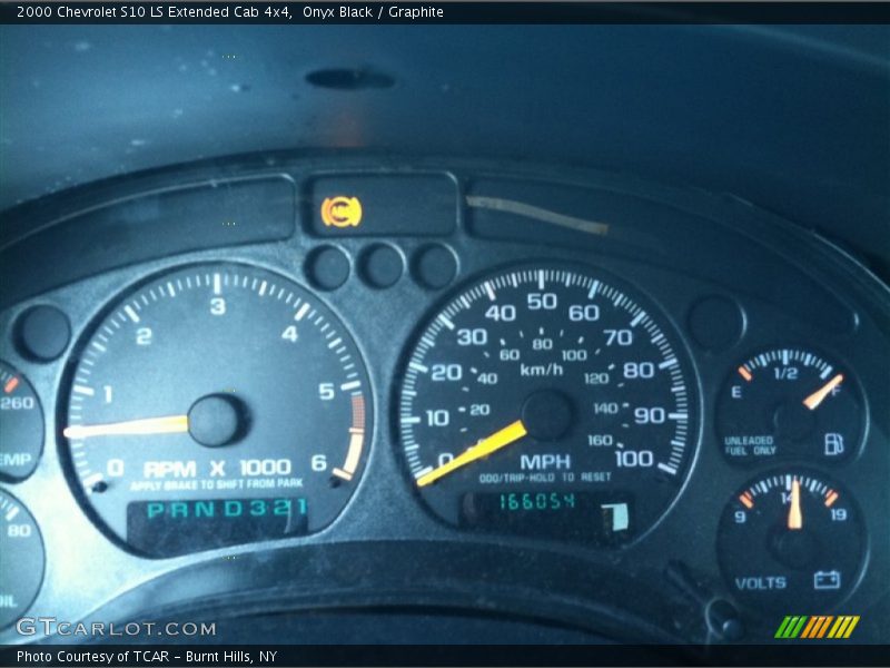 Onyx Black / Graphite 2000 Chevrolet S10 LS Extended Cab 4x4