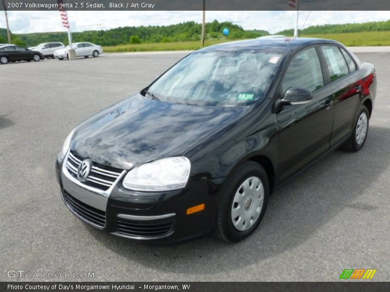 Black / Art Gray 2007 Volkswagen Jetta 2.5 Sedan