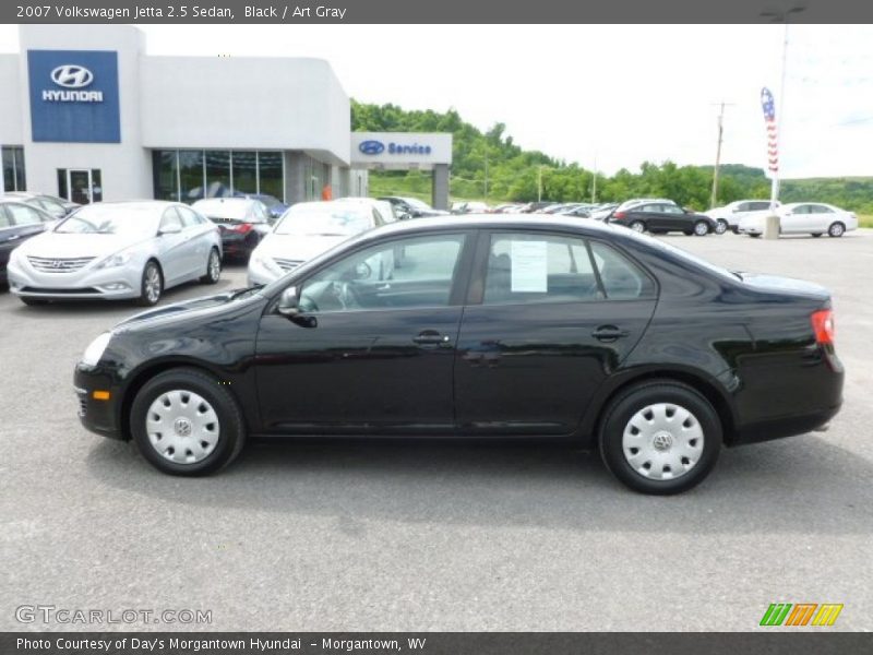 Black / Art Gray 2007 Volkswagen Jetta 2.5 Sedan