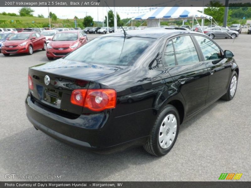 Black / Art Gray 2007 Volkswagen Jetta 2.5 Sedan
