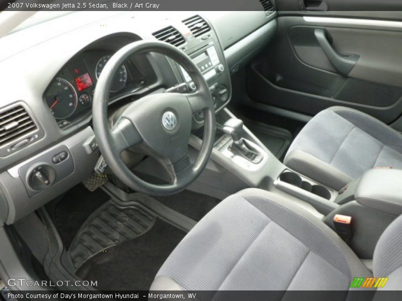 Black / Art Gray 2007 Volkswagen Jetta 2.5 Sedan