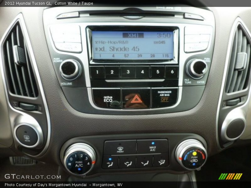 Cotton White / Taupe 2012 Hyundai Tucson GL