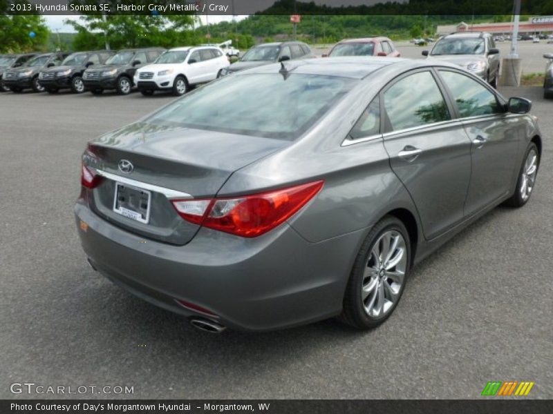 Harbor Gray Metallic / Gray 2013 Hyundai Sonata SE