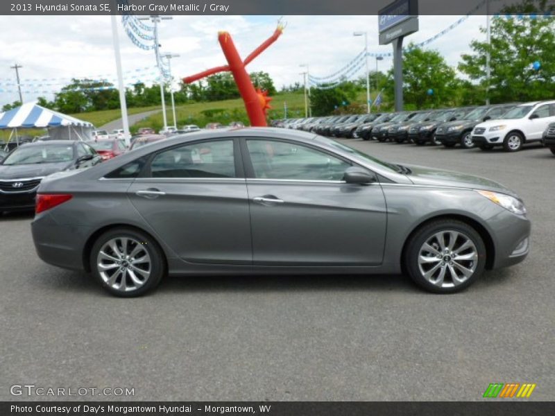 Harbor Gray Metallic / Gray 2013 Hyundai Sonata SE