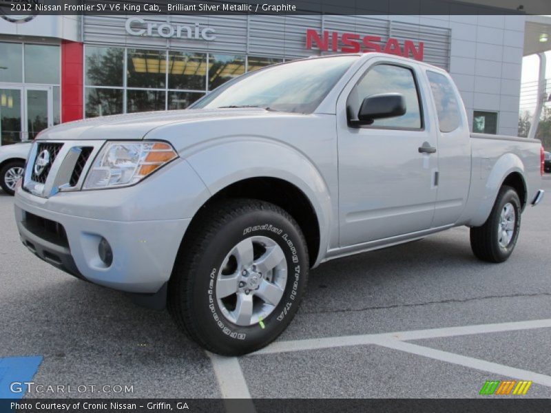 Brilliant Silver Metallic / Graphite 2012 Nissan Frontier SV V6 King Cab
