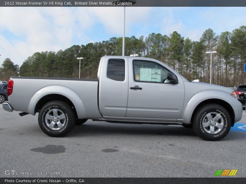 Brilliant Silver Metallic / Graphite 2012 Nissan Frontier SV V6 King Cab