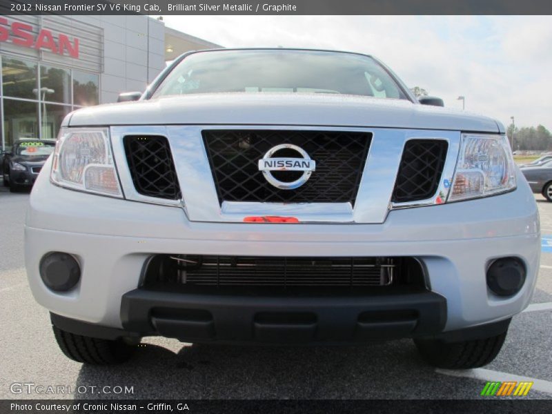 Brilliant Silver Metallic / Graphite 2012 Nissan Frontier SV V6 King Cab