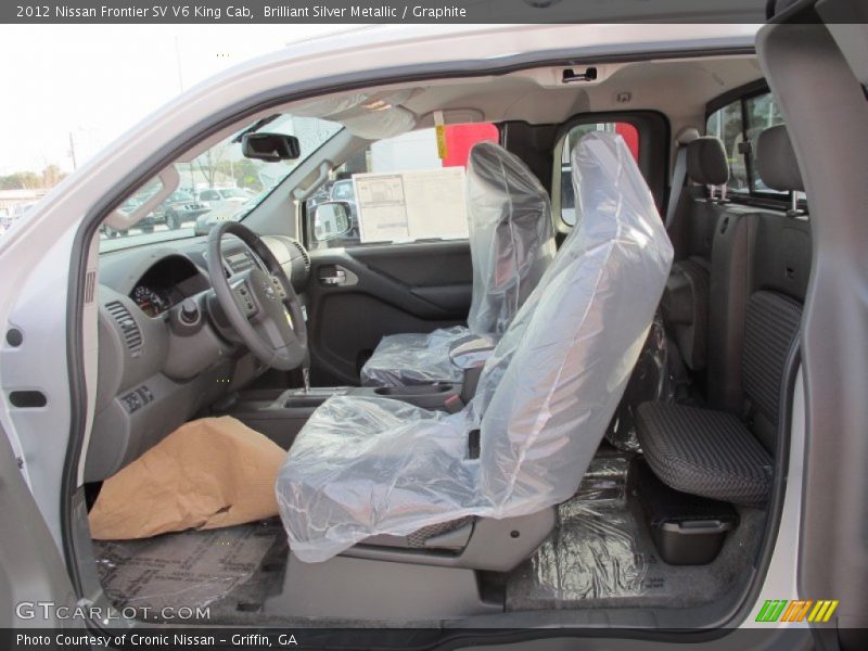 Brilliant Silver Metallic / Graphite 2012 Nissan Frontier SV V6 King Cab