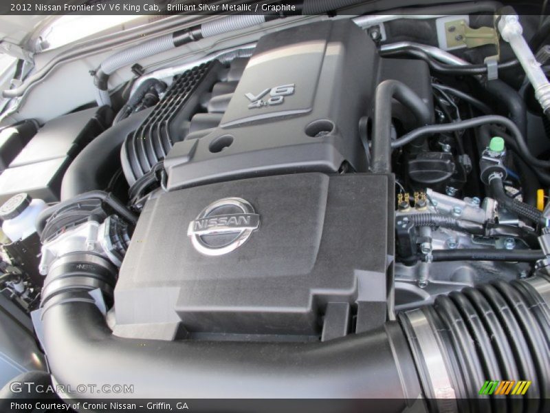 Brilliant Silver Metallic / Graphite 2012 Nissan Frontier SV V6 King Cab