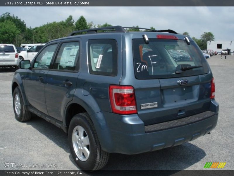 Steel Blue Metallic / Stone 2012 Ford Escape XLS