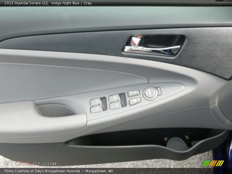 Indigo Night Blue / Gray 2013 Hyundai Sonata GLS