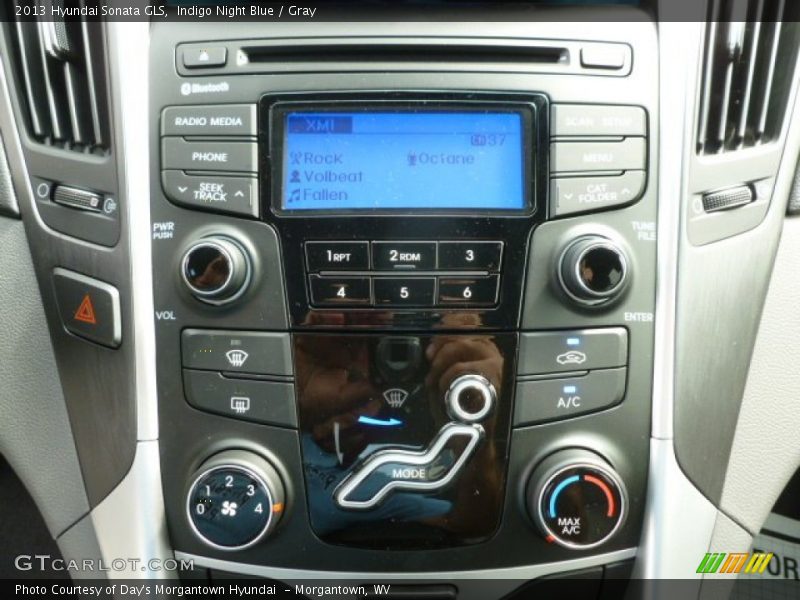 Indigo Night Blue / Gray 2013 Hyundai Sonata GLS