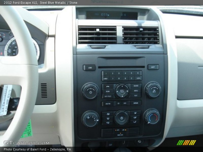 Steel Blue Metallic / Stone 2012 Ford Escape XLS