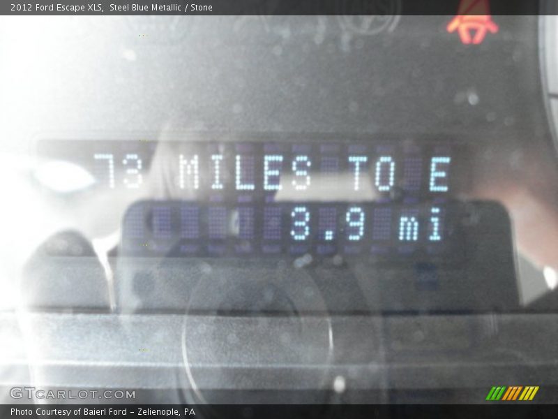 Steel Blue Metallic / Stone 2012 Ford Escape XLS